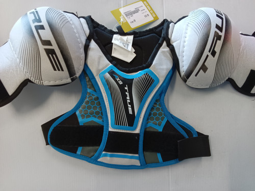 Vist Large View of Product Image Which is Used True AX9 Youth Shoulder Pads SM