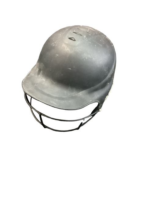 Vist Large View of Product Image Which is Used RIP-IT BLACK WITH MASK Batting Helmet w/Mask Black M/L