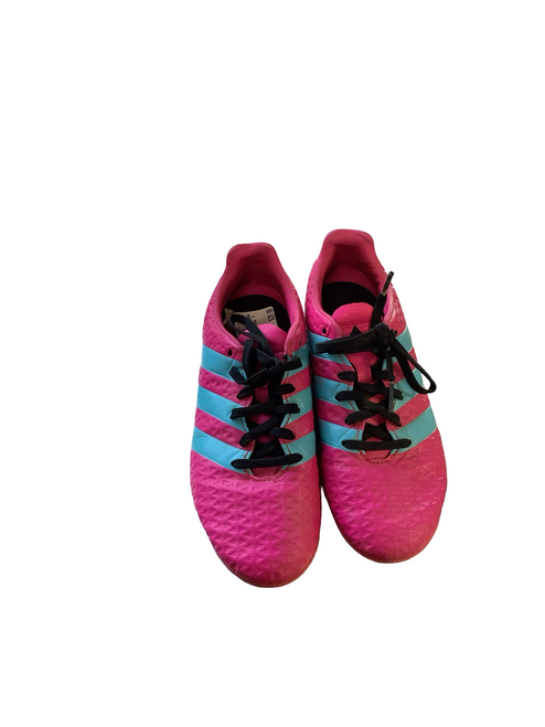 Vist Large View of Product Image Which is Used Adidas Soccer Cleats Pink Junior 03