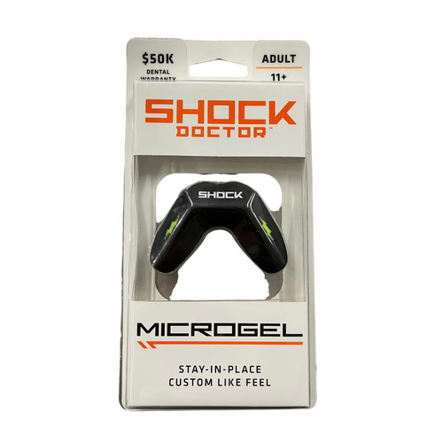 Vist Large View of Product Image Which is New Shock DR MicroGel Blk/ShkGrn OSFA
