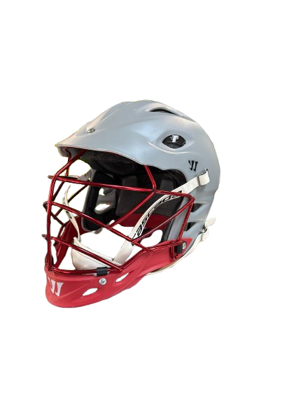 Vist Large View of Product Image Which is Used Warrior TII Lacrosse Helmet Grey MD