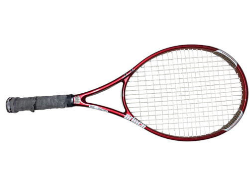 Vist Large View of Product Image Which is Used Prince TRIPLE THREAT Adult Tennis Racquet Orange 4 5/8"