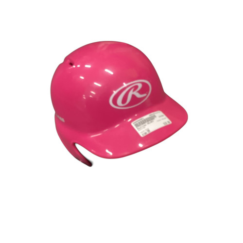 Vist Large View of Product Image Which is Used Rawlings HELMET Batting Helmet No Mask Pink SM