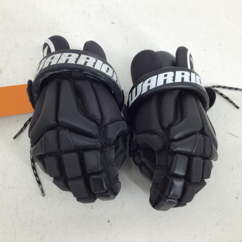 Vist Large View of Product Image Which is Used Warrior BURN JR MD LACROSSE GLOVES Lacrosse Gloves Junior Black MD