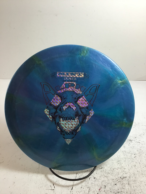 Vist Large View of Product Image Which is Used MINT SUBLIME ALPHA Disc Golf Driver Royal Blue 174g