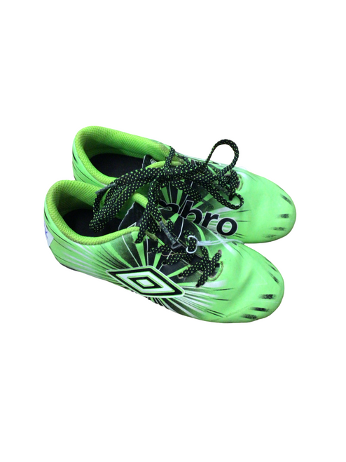 Vist Large View of Product Image Which is Used Umbro Soccer Cleats Green Youth 12.0