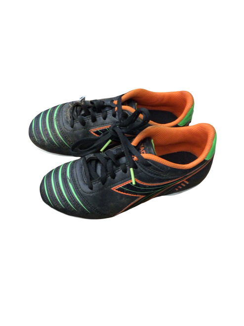 Vist Large View of Product Image Which is Used Diadora Soccer Cleats Black Junior 02.5