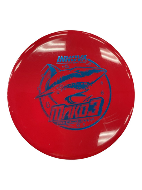 Vist Large View of Product Image Which is Used Innova MAKO3 STAR Disc Golf Mid Range Red 176g