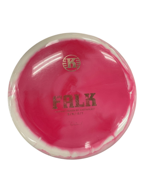 Vist Large View of Product Image Which is Used Kastaplast FALK K1GRIND Disc Golf Driver Pink 174g
