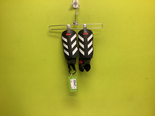 Vist Large View of Product Image Which is Used Adidas Soccer Shin Guards Youth Black MD