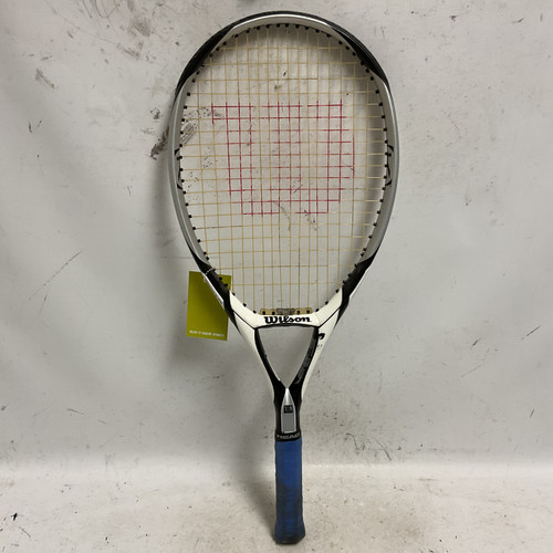 Vist Large View of Product Image Which is Used Wilson K THREE Adult Tennis Racquet White 4 1/2"