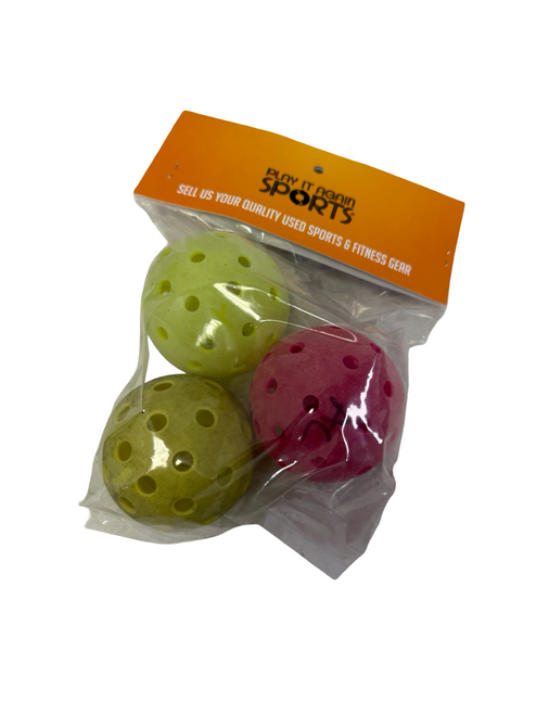 Vist Large View of Product Image Which is Used 3 PACK Outdoor Pickleball Balls