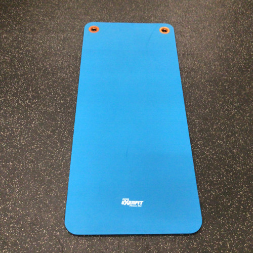 Vist Large View of Product Image Which is Used GOPHER EXERFIT FITNESS MAT 49X20X0.5 Yoga Mat Royal Blue