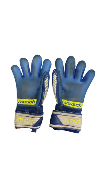 Vist Large View of Product Image Which is Reusch, AIRRACT, Soccer, Goalie, Gloves, Royal, Blue, 8