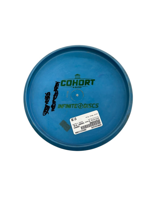Vist Large View of Product Image Which is Used Infinite Discs COHORT N-BLEND Disc Golf Putter Royal Blue