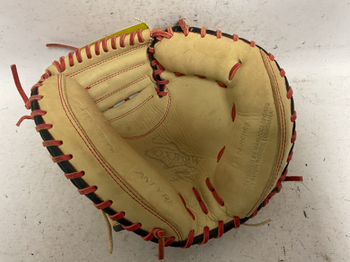 Vist Large View of Product Image Which is Used Marucci Oxbow OX235C1 Baseball Catchers RH Throw Tan 33 1/2"