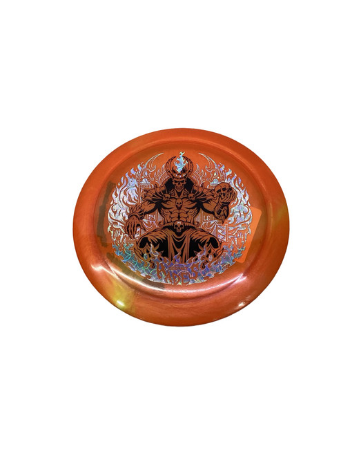Vist Large View of Product Image Which is Used Discraft SKULL Other Golf Disc Orange