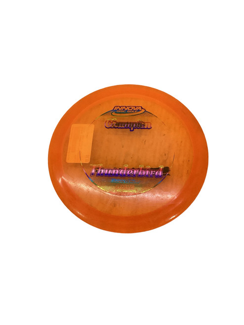Vist Large View of Product Image Which is Used Innova CHAMPION THUNDERBIRD Disc Golf Driver Orange
