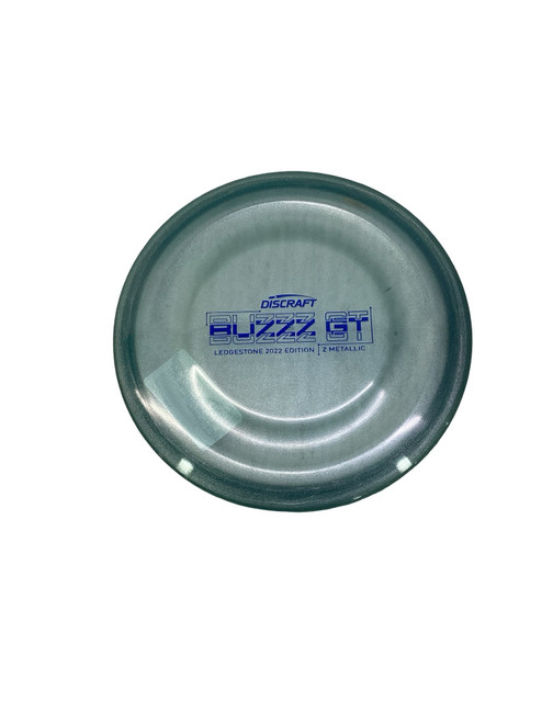 Vist Large View of Product Image Which is Used Discraft BUZZZ GT METALLIC Disc Golf Mid Range Teal