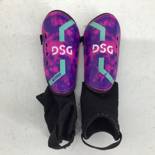 Vist Large View of Product Image Which is Used Dsg OCALA YOUTH MD SHIN GUARDS Soccer Shin Guards Youth Purple MD