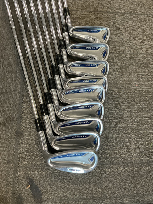 Vist Large View of Product Image Which is Used Mizuno MX-200 Y-TUNE Mens Iron Set RH 4I-GW/AW