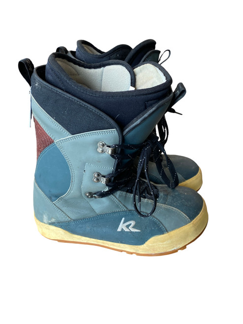 Vist Large View of Product Image Which is Used K2 BEST LACE Mens Snowboard Boots Grey Senior 11