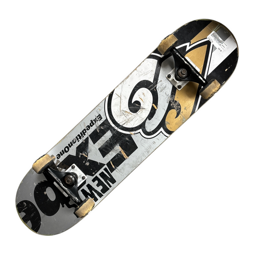 Vist Large View of Product Image Which is Used NEWTS EXPEDITION ONE Complete Skateboard Grey 8"