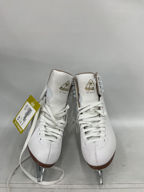 Vist Large View of Product Image Which is Used Jackson EXCEL WomensFigure Skate White Senior 5