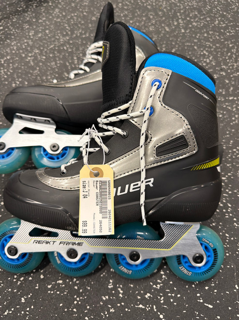 Vist Large View of Product Image Which is Used Bauer COASTER Junior Aggressive Skates Black Junior 04