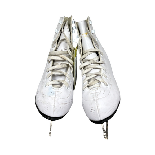 Vist Large View of Product Image Which is Used American Athletic Girls Figure Skate White Junior 03