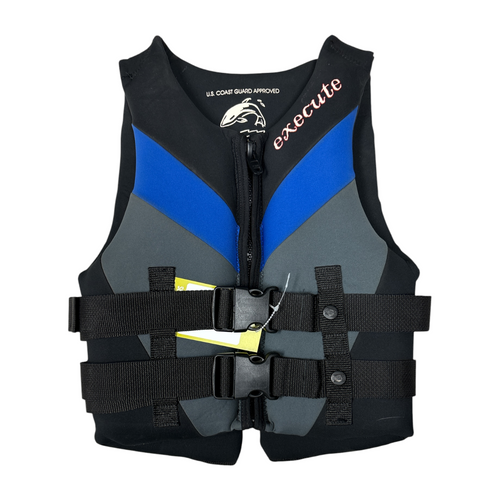 Vist Large View of Product Image Which is Used Youth PFD Royal Blue Youth 50-90