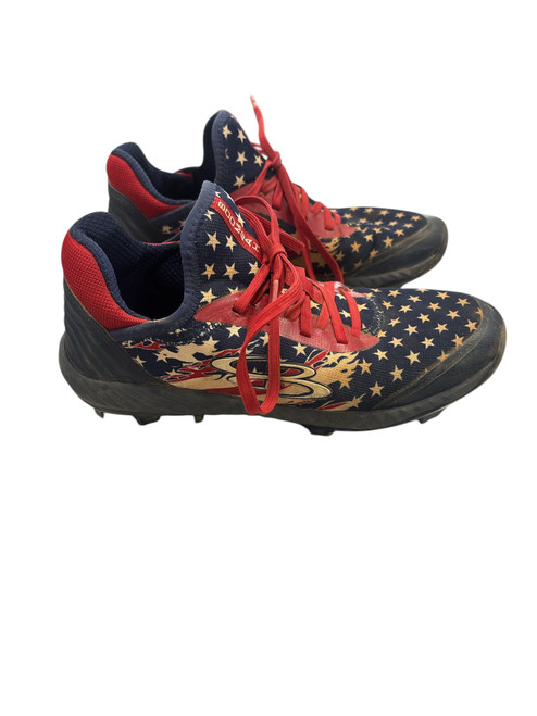 Vist Large View of Product Image Which is Used BoomBah BASEBALL CLEAT BB/SB Cleats Navy Blue Junior 04.5