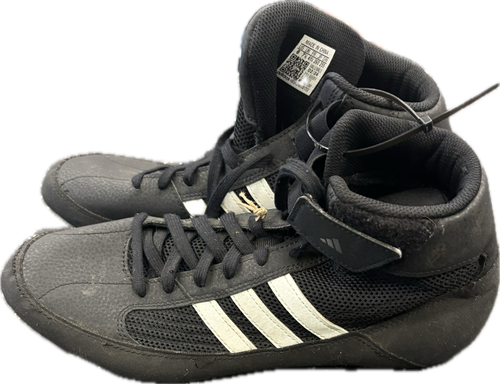Vist Large View of Product Image Which is Used Adidas Wrestling Shoes Black Senior 8