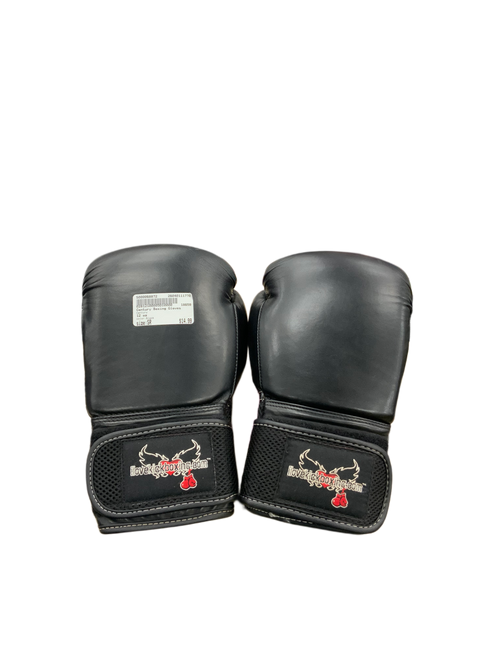 Vist Large View of Product Image Which is Used Century Boxing Gloves Black Senior