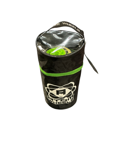 Vist Large View of Product Image Which is Used ATOM WHEELS LIME GREEN RIMS Inline Wheels 90MM