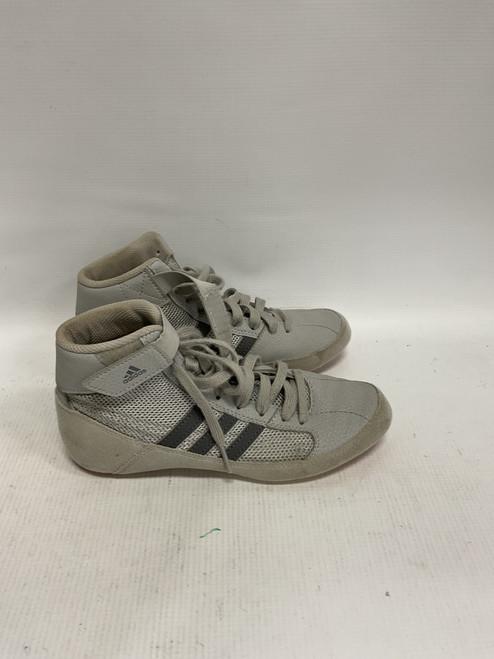 Vist Large View of Product Image Which is Used Adidas Wrestling Shoes Grey Junior 03.5