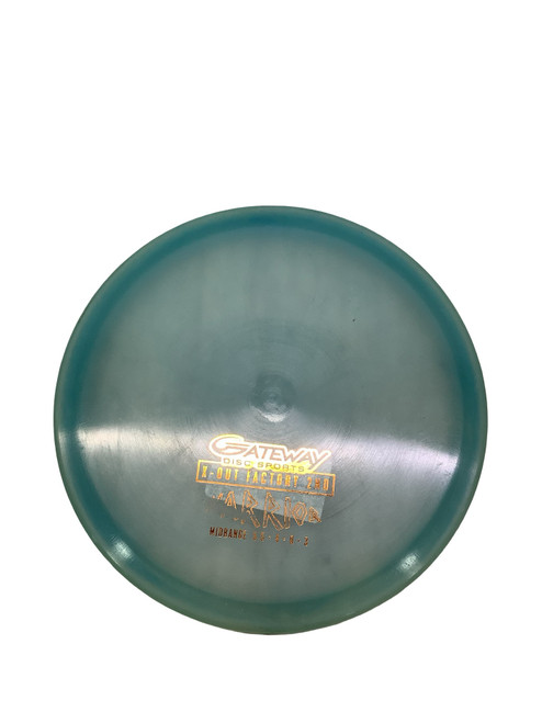 Vist Large View of Product Image Which is Used Gateway WARRIOR Disc Golf Mid Range Teal
