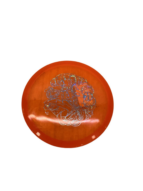 Vist Large View of Product Image Which is Used Westside WESTSIDE MID RANGE Disc Golf Mid Range Orange 180g