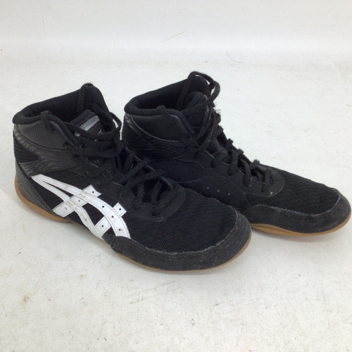 Vist Large View of Product Image Which is Used Asics MATFLEX 7 SR 7.5 WRESTLING SHOES Wrestling Shoes Black Senior 7.5