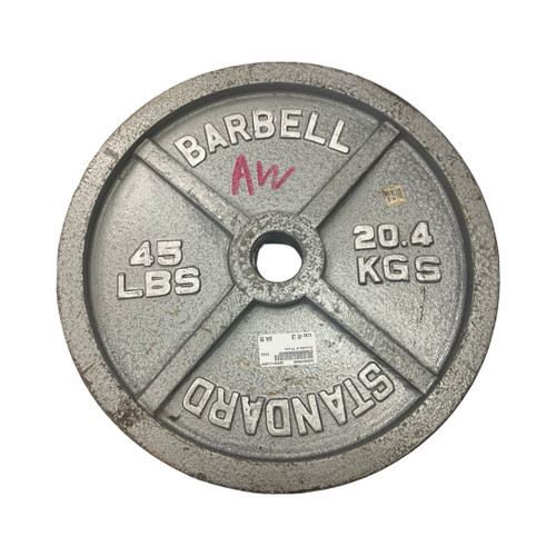 Vist Large View of Product Image Which is Used, Standard Plate, 45 lb