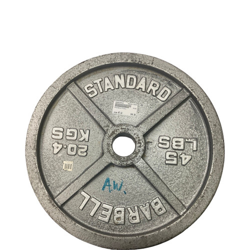 Vist Large View of Product Image Which is Used, Standard Plate, 45 lb