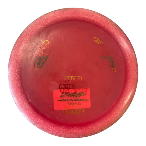 Vist Large View of Product Image Which is Used Innova CHAMP BLIZ BOSS Disc Golf Driver Red 158g