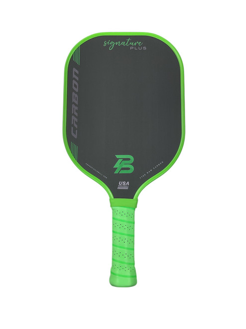 Vist Large View of Product Image Which is Used SIGNATURE PLUS CARBON Pickleball Racquet Green