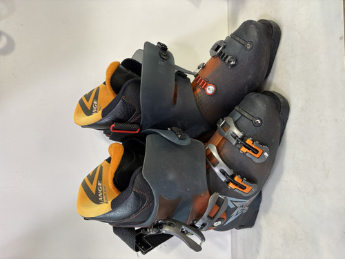 Vist Large View of Product Image Which is Used Lange COMP 120 FA Womens DH Ski Boot Orange 260 MP - M08 - W09