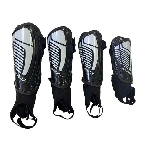Vist Large View of Product Image Which is AKTION AK010 SOCCER SHIN GUARDS WITH ANKLE PROTECTION 