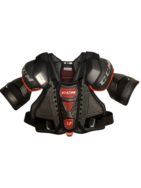 Vist Large View of Product Image Which is Used CCM U+ CL Senior Shoulder Pads LG