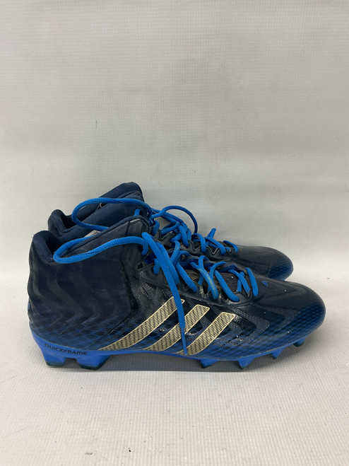 Vist Large View of Product Image Which is Used Adidas CRAZYQUICK FB Adult FB Cleats Navy Blue Senior 12