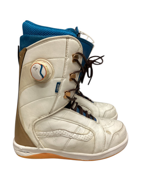 Vist Large View of Product Image Which is Used Vans VERRA BOA Womens Snowboard Boots White Senior 7.5