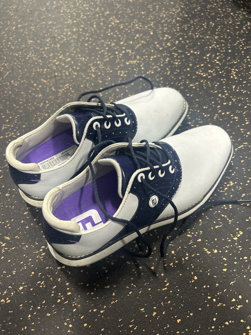 Vist Large View of Product Image Which is Used Foot Joy Womens Golf Shoes White Senior 6