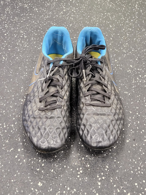 Vist Large View of Product Image Which is Used Nike LAX Cleats Mens White Senior 8